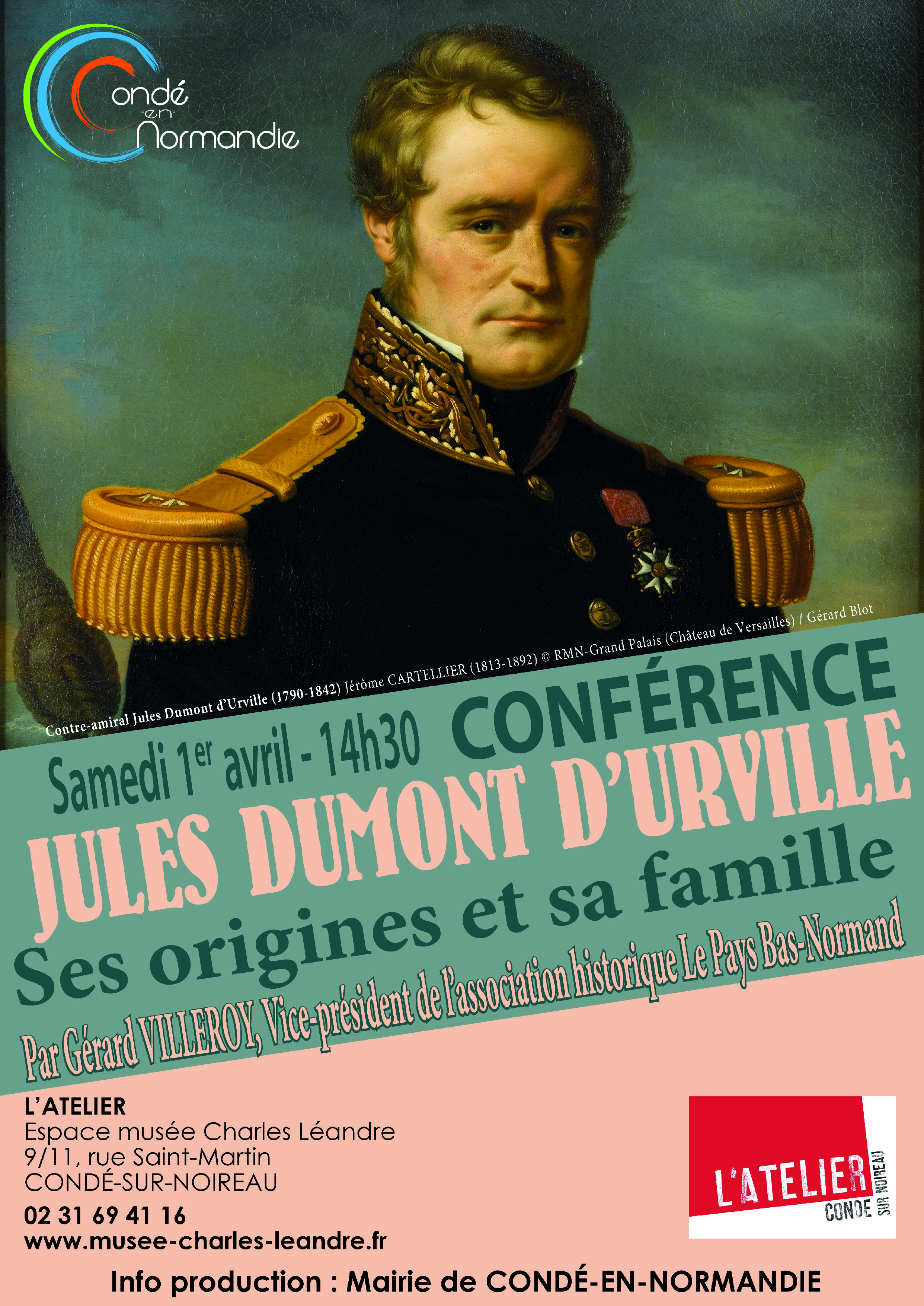 AFFICHE Conférence Dumont d'Urville IMPRESSION