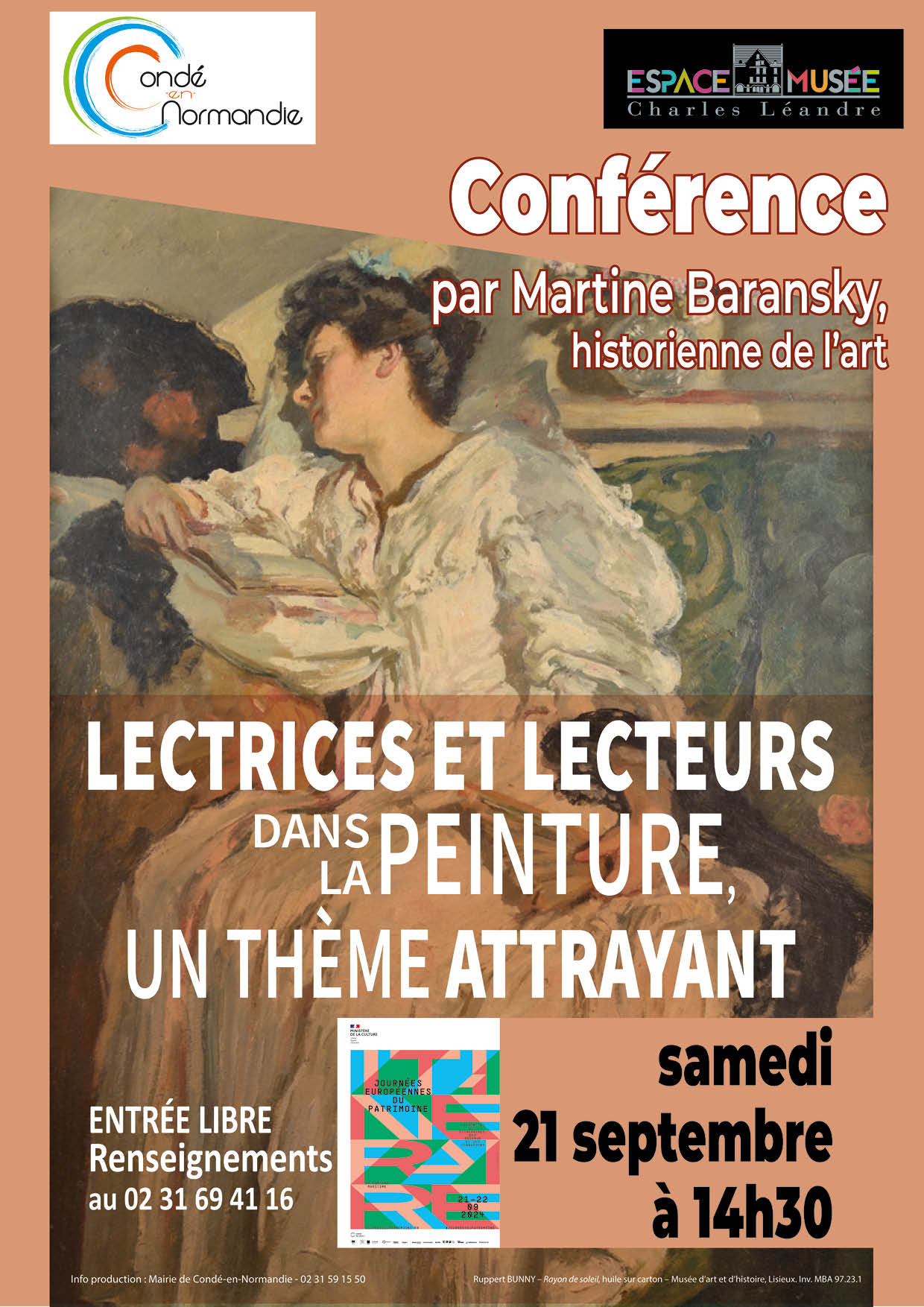 09 2024 Conférence lectrices et lecteurs dans la peinture A4